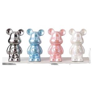 轻奢暴力熊摆件高档陶瓷客厅玄关电视柜酒柜存钱罐家居装饰品送礼