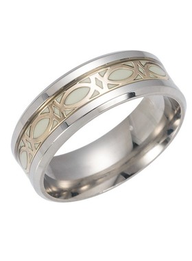 指环欧美钛钢不锈钢钛钢大号13号