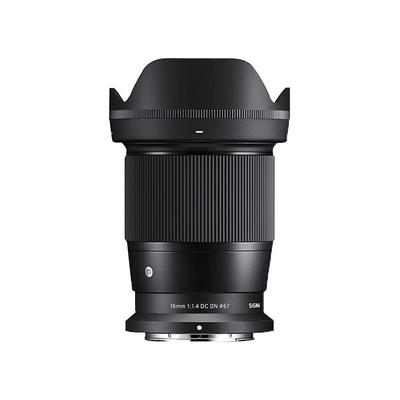 适马16mmf1.4半画幅微单广角镜头