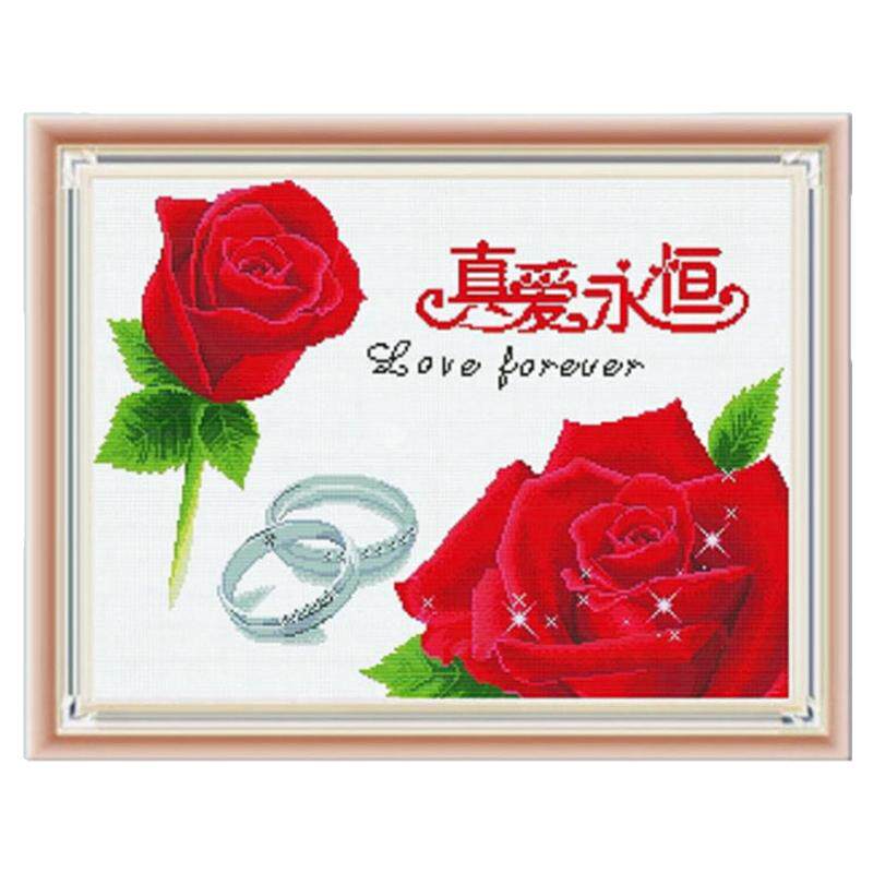2026满钻全贴钻石画真爱永恒新款客厅卧室点砖十字绣结婚喜庆婚礼