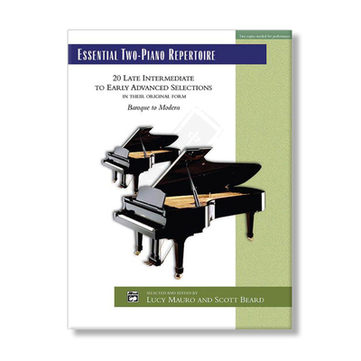 双钢琴作品晚期中级到早期的作品