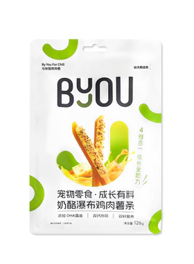 BYOU小狗全面成长营养4合1零食