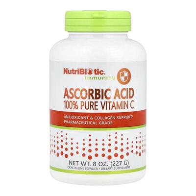 NutriBiotic纯正维生素C晶体粉末整体健康抵御力自由基焕肤机体帮