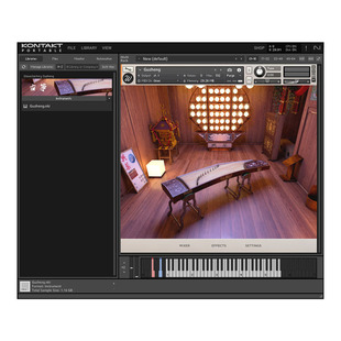 古筝民族乐器音源中国古代弹拨乐器Wavesfactory Guzheng kontakt