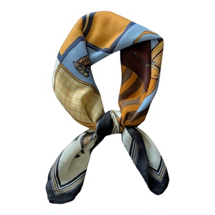 70x70方巾女秋冬季新款围巾马匹韩版装饰领巾时尚百搭款保暖围脖