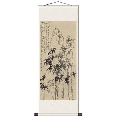 郑板桥竹子酒店客厅书房教室国画