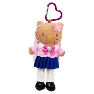 【正品】日本三丽鸥NIC长腿平成贵妇天使独角兽Kitty爱心扣挂件