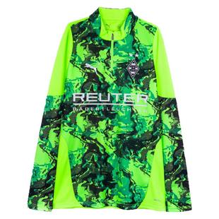 SFS彪马Puma25/26门兴半拉链训练服长袖足球服外套男781471-09