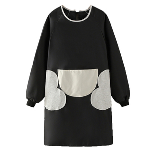 长袖围裙家用厨房防水防油罩衣女工作服爆款2025新款大人做饭定制