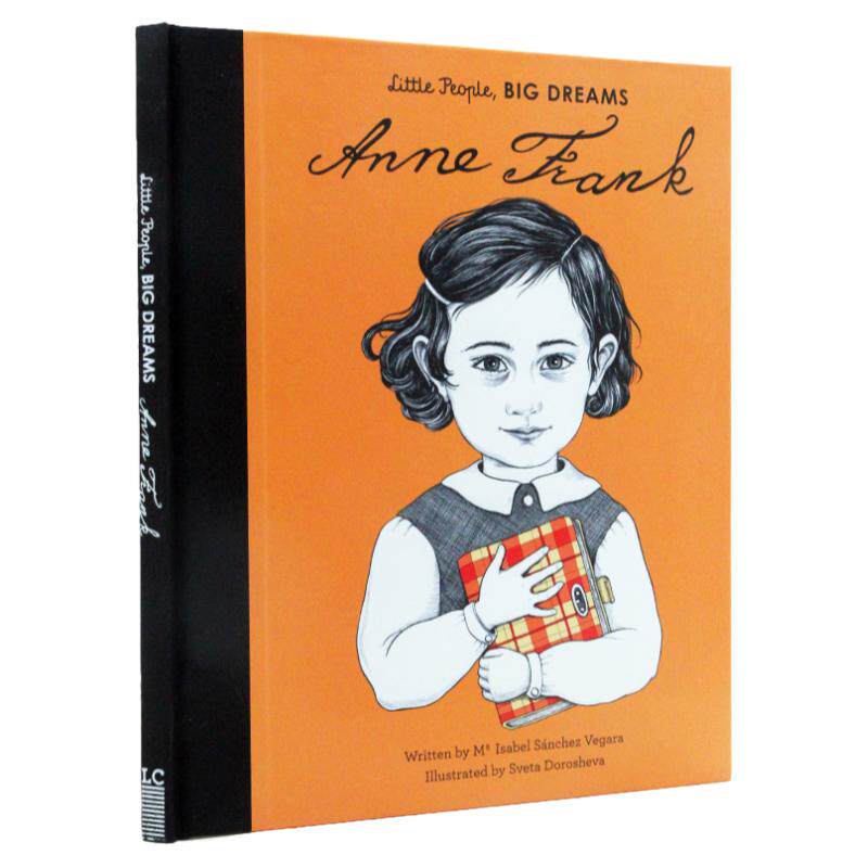 安妮弗兰克 小人物大梦想系列 英文原版绘本 Little People Big Dream Anne Frank 儿童精装图画故事书 历史名人传记 世界杰出女性