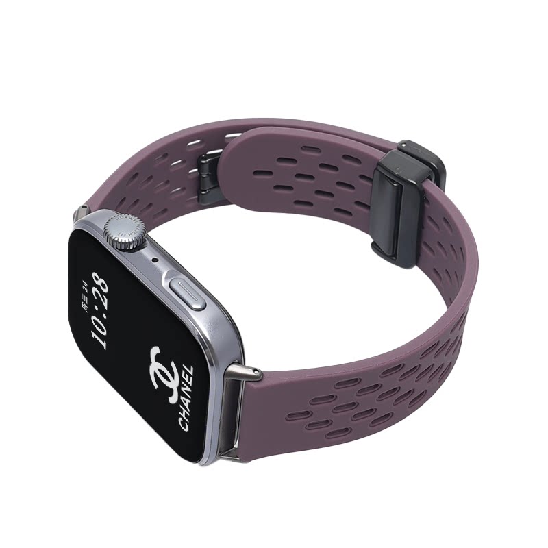 适用华为FIT4/3透气磁吸硅胶表带