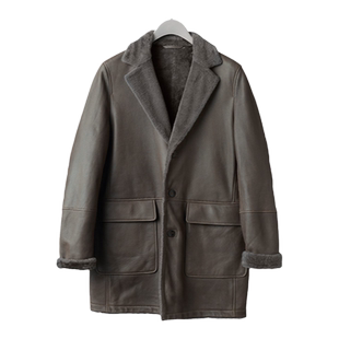 GORNIA/格罗尼雅男士简约舒适高级感商务通勤经典休闲皮衣外套