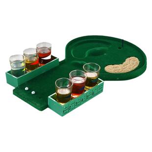 饮酒玩乐系列欧美流行高尔夫球酒吧玩具斗酒游戏助兴聚会酒架道具