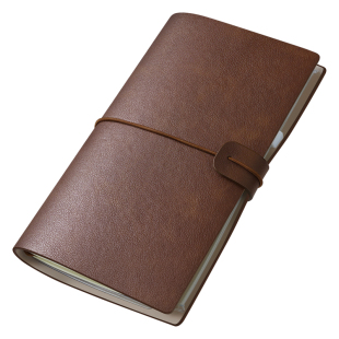 a6复古手帐本随身绑带旅行记事本可拆卸收纳空白活页tn手账小本子