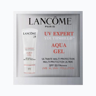 10片打包价 兰蔻轻透水漾防晒乳1ml小样第二代小白管防晒霜隔离乳