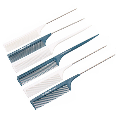 美发金属柄尖尾打毛勾挑染烫发