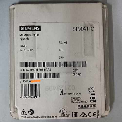 溢价-6ES7 954-8LE03-0AA0储存卡未
