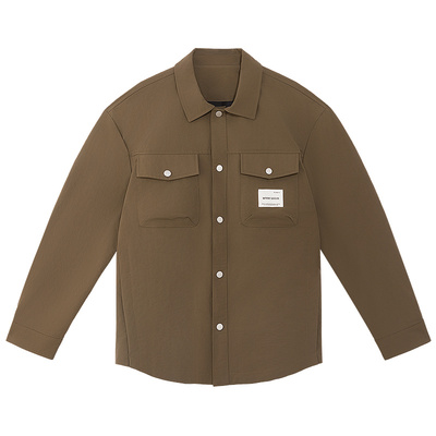 美特斯邦威复古工装衬衫夹克