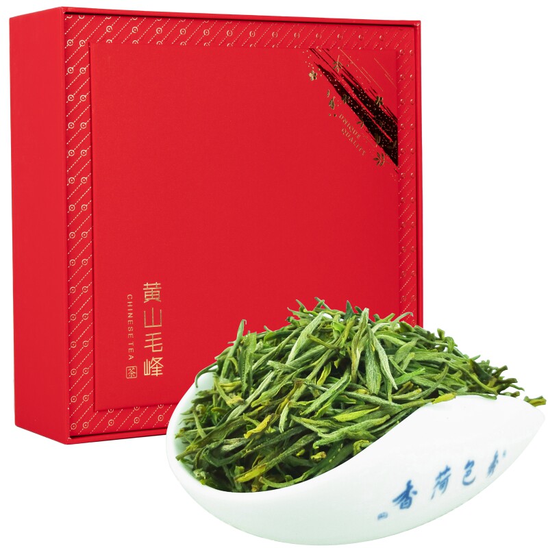 兰花坑黄山毛峰明前茶叶绿茶礼盒