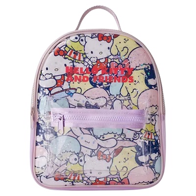 2026夏季新款卡通透明凯蒂猫果冻双肩包 女童礼物幼儿园儿童背包