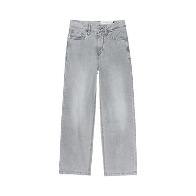 ABLEJEANS大直筒裤女士浅烟灰