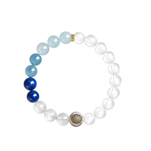 天然水晶手串定制手链金水木火土喜用补缺平衡私人男女款高端定制