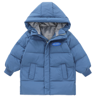 中长款加厚男童加厚保暖羽绒服