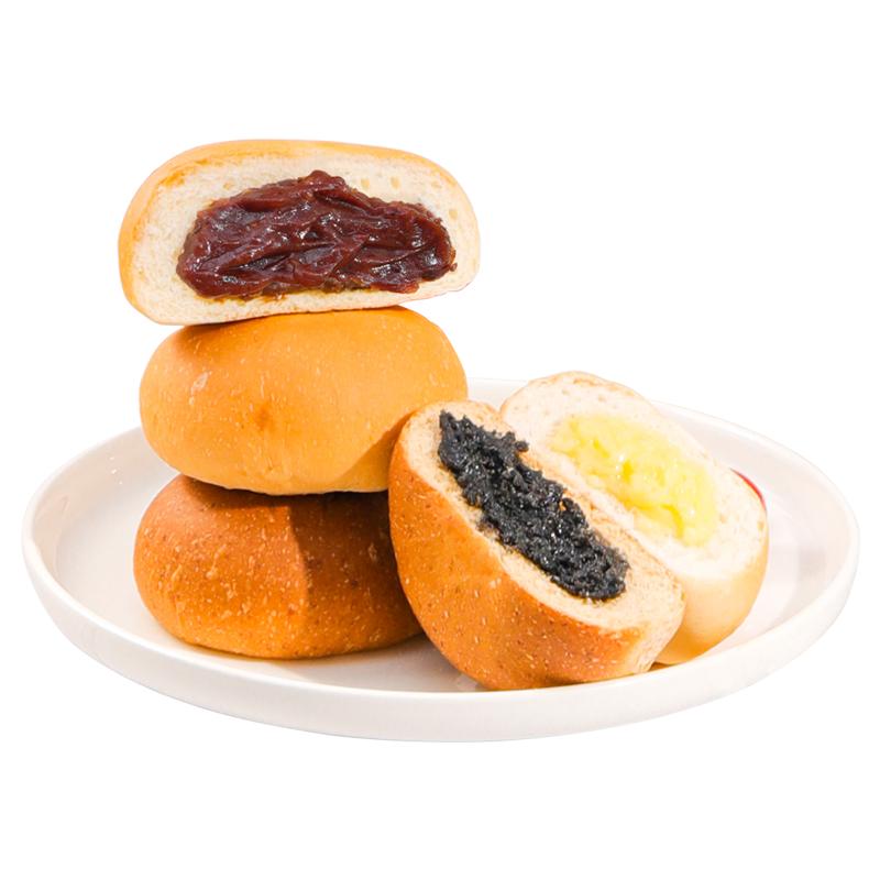 【代餐欧包】红豆全麦面包