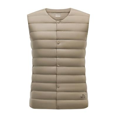 伯希和户外800蓬羽绒马甲女新款