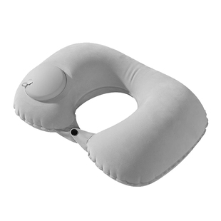 u型枕按压式充气护颈枕飞机枕旅行便携u形睡觉靠枕坐车脖子颈椎枕