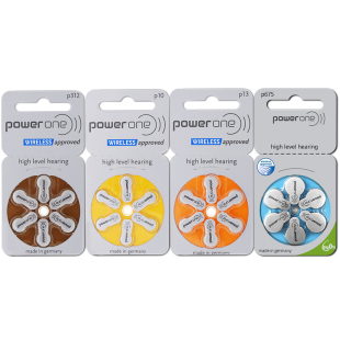 德国进口Powerone助听器电池配件纽扣电子P10P13P312P675