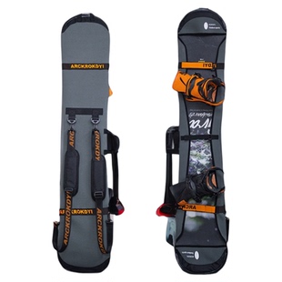 Arckrokdyl滑雪板饺子皮单板保护套平花刻雪板收纳包滑雪装备包