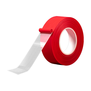 网格双面胶高粘度门对强力固定贴粘地毯春联对联专用不留痕防水无痕墙面耐高温地板地垫革拼接布基胶带免打孔