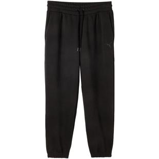 休闲运动裤女子抽绳加绒柔软束脚长裤卫裤674083彪马puma官方奥莱