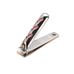 日美指甲刀小号指甲剪可爱女生中号指甲钳不锈钢学生锋利粉色大号