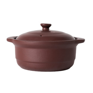 紫砂砂锅家用煲汤炖锅无釉土沙锅耐高温干烧不裂燃气灶专用煲仔饭