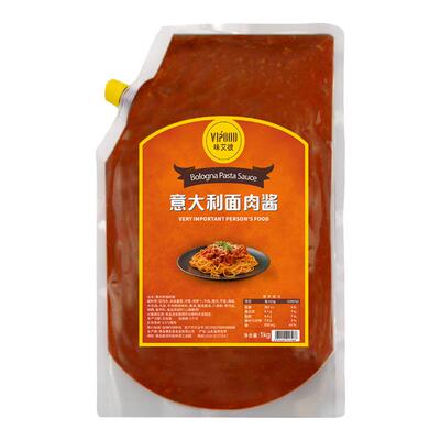 VIPOOD意大利面酱意面酱专用酱番茄肉酱意面牛肉酱拌面酱意式商用