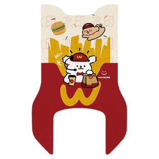 适用九号FZMIX2025长款电动车脚垫防水防滑耐磨丝圈脚垫卡通定制