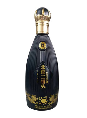 【买1赠1】永丰牌北京二锅头黑瓶 42度清香型白酒500ml 装
