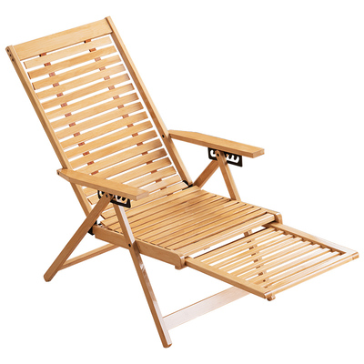 木马人午休折叠床单人躺椅