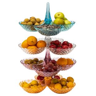 轻奢果盘家用客厅茶几高档欧式水果干果盒坚果糖果瓜子零食收纳盘