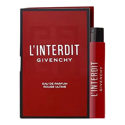 【自营】Givenchy/纪梵希心无禁忌至臻迷红女香水1ml持久留香小样