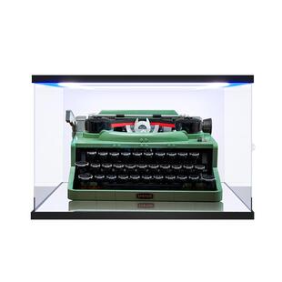 亚克力展示盒 适用乐高21327复古打字机积木模型防尘罩手办收纳盒