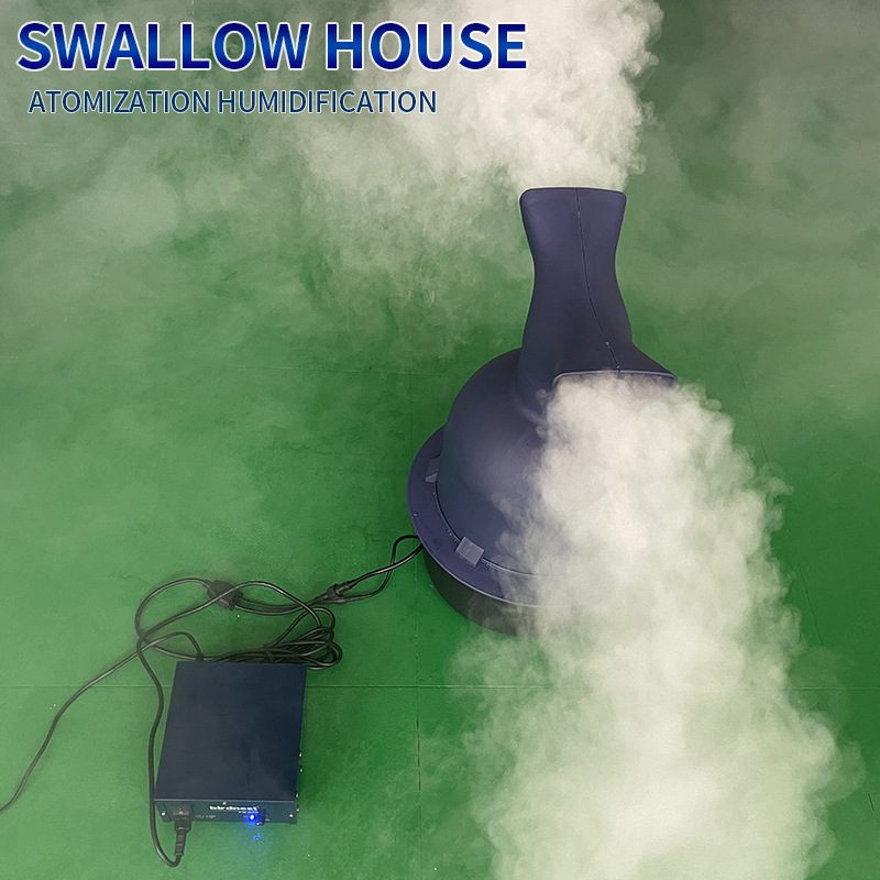 厂家蜀源雾 SYW-FM800 超声波燕屋半天雾加湿器 混凝土养护喷雾机