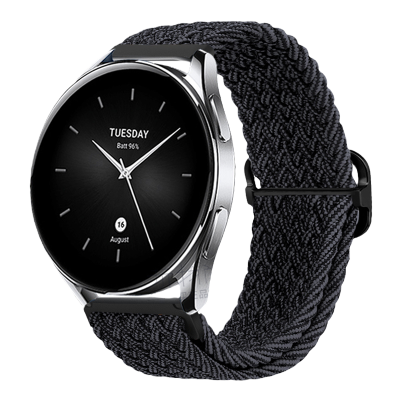 适用小米watchs4编织手表带sport4代腕表S3智能s2运动s1pro华米Amazfit GTR4/R3男女color2新款gts4专用腕带