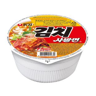 农心韩国进口牛肉辣白菜小碗面泡面方便面泡菜拉面速食【送餐具】