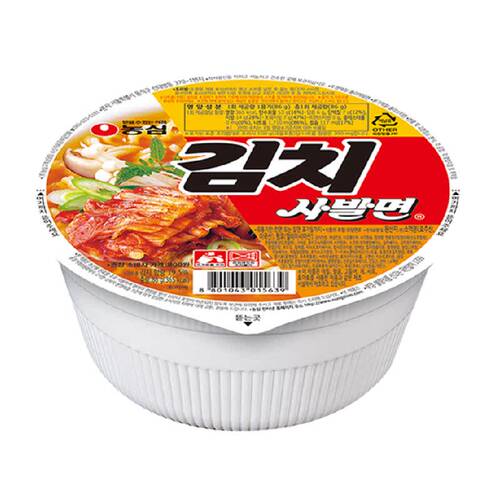 农心韩国进口牛肉辣白菜小碗面泡面方便面泡菜拉面速食【送餐具】