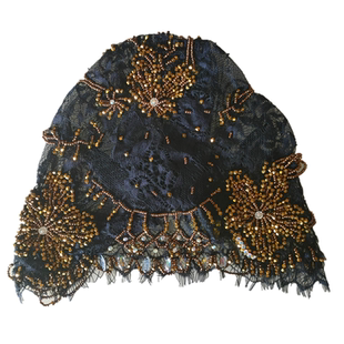 纯手工流苏帽子盖头女回帽子蕾丝包头帽头巾帽雅思米尼头套纱巾帽