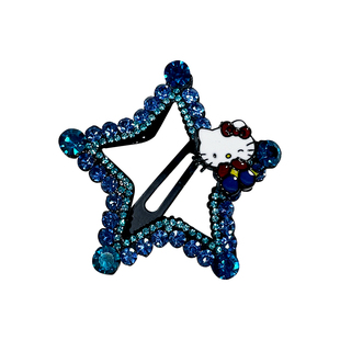 闪钻五角星儿童发夹高级感后脑勺固定碎发夹子可爱小女孩头饰发卡