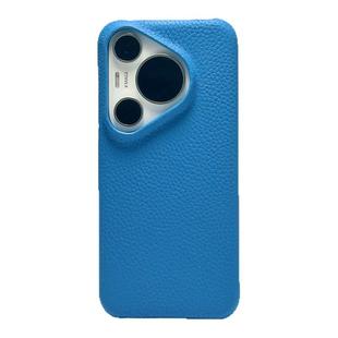 BULGIN适用华为Pura70Ultra皮质手机壳真皮磁吸pura70pro真皮保护套新款高级荔枝纹牛皮防滑半包散热男女商务